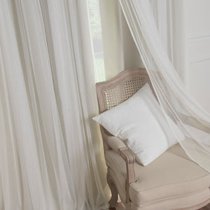 Lace Overlay Blackout Curtains