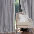 Lace Overlay Blackout Curtains