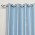 Faux Silk Grommet Blackout Curtains