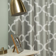 Faux Silk Moroccan Blackout Curtain