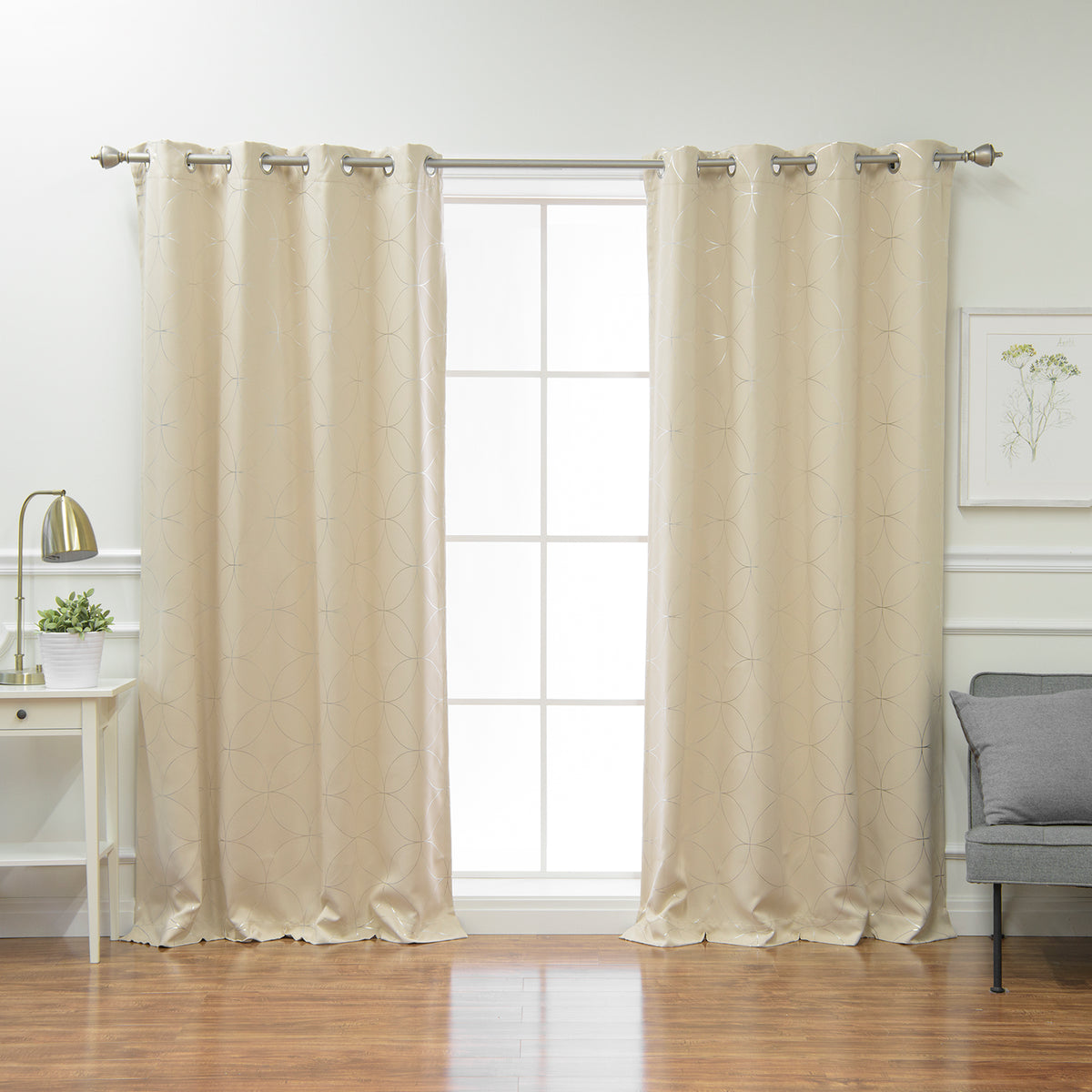 Circle Foil Blackout Curtains