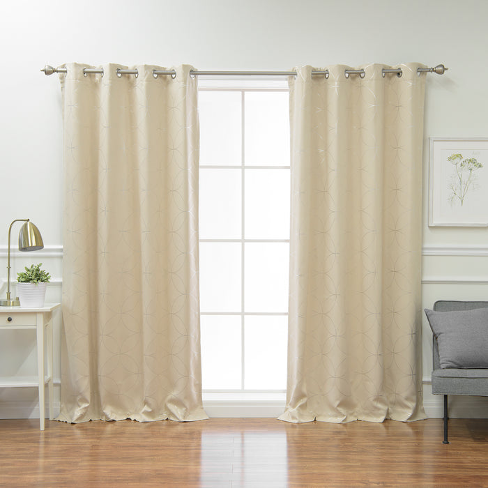 Circle Foil Blackout Curtains