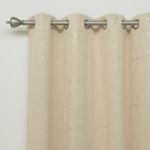 Circle Foil Blackout Curtains