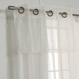 Tulle Lace with Attached Valance Curtains