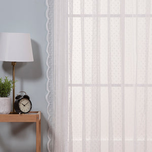 Sheer Dot Lace Curtains
