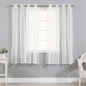 Gathered Tulle Curtains