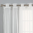 Gathered Tulle Curtains