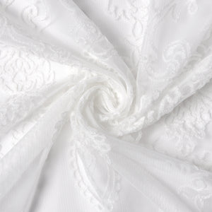 Sheer Trellis Grommet Curtains