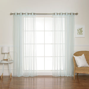 Colored Tulle Curtains