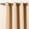 Wide Flame Retardant Basic Blackout Curtain