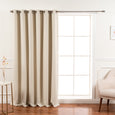 Wide Flame Retardant Basic Blackout Curtain