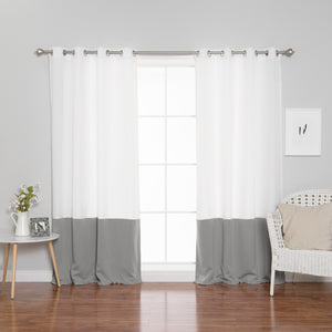 Oxford Colorblock Curtains