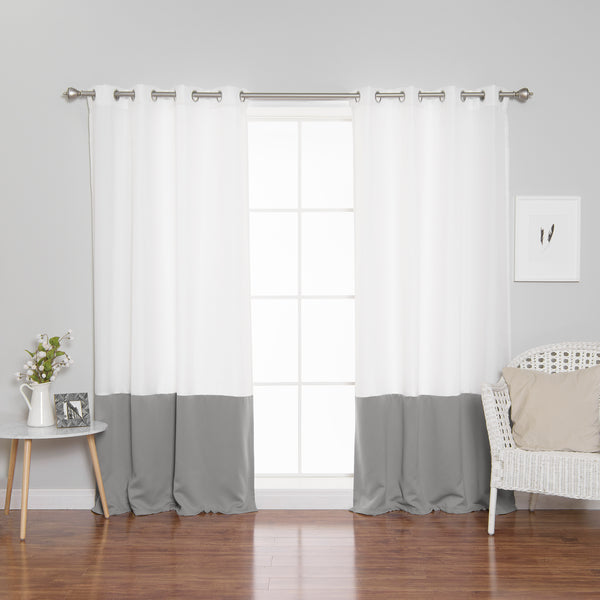 Oxford Colorblock Curtains