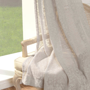 Sheer Burnout Branch Curtains