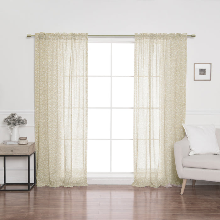 Sheer Ikat Curtains