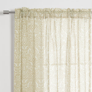 Sheer Ikat Curtains