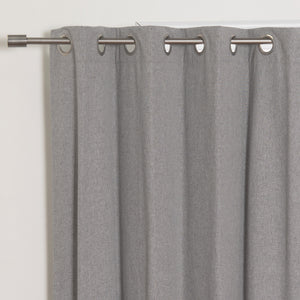 Linen Textured Grommet Thermal Total Blackout Curtains