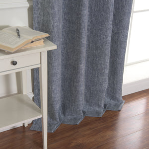 Linen-Look Grommet Blackout Curtains
