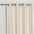 Heather Linen Grommet Blackout Curtains