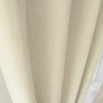 Linen Blend Blackout Curtain - Natural