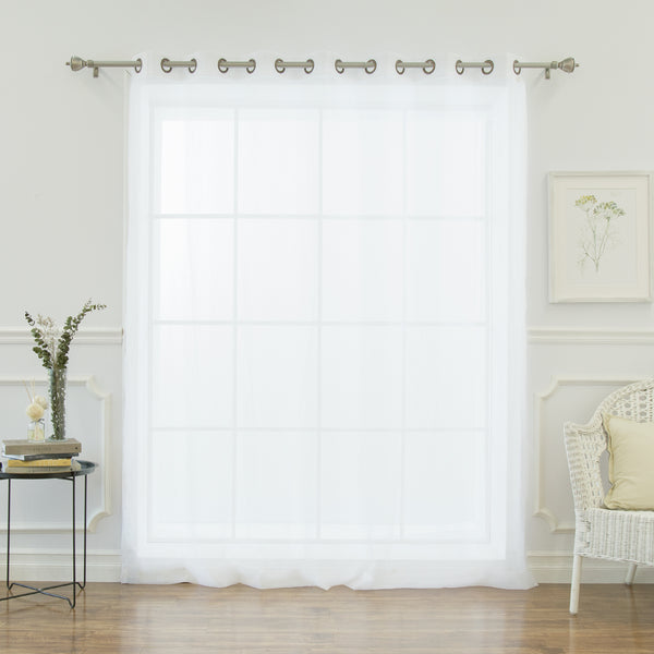 Crushed Voile Wide Curtain