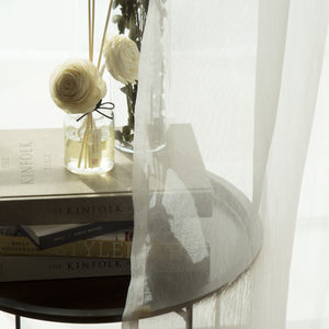 Crushed Voile Wide Curtain