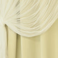 uMIXm Dimanche Tulle & Bronze Grommet Blackout Curtains