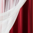 uMIXm Dimanche Tulle & Silver Grommet Blackout Curtains