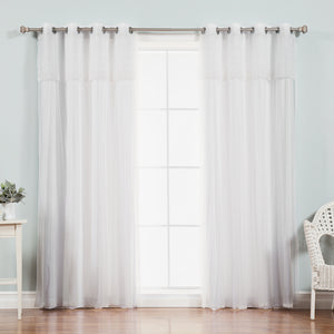 uMIXm Dimanche Tulle & Nordic White Curtains