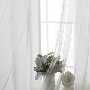 uMIXm Dimanche Tulle & Nordic White Curtains