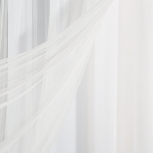 uMIXm Dimanche Tulle & Nordic White Curtains