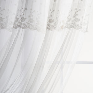 uMIXm Dimanche Tulle & Nordic White Curtains