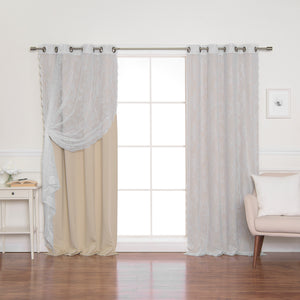 Rose Sheers & Blackout Curtains