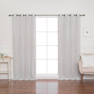 Sheer Pretty Dot & Blackout Curtains
