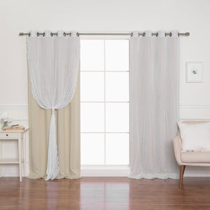 Sheer Pretty Dot & Blackout Curtains