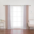 Sheer Pretty Dot & Blackout Curtains