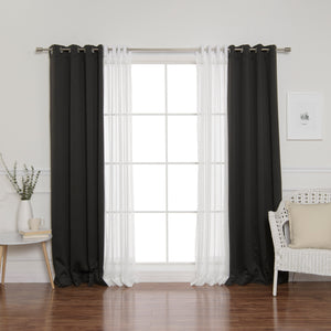 uMIXm Sheer Dot & Blackout Curtains