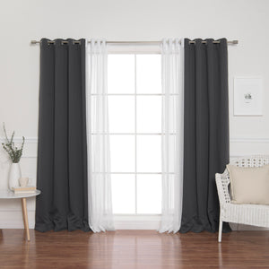 uMIXm Sheer Dot & Blackout Curtains