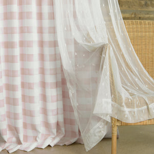 uMIXm Sheer Triangle & Watercolor Check Curtains