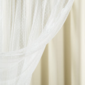 uMIXm Dot Lace & Blackout Curtains