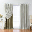 uMIXm Dot Lace & Blackout Curtains