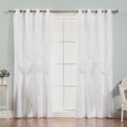 uMIXm Dot Lace & Nordic White Curtains