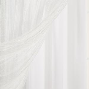 uMIXm Dot Lace & Nordic White Curtains