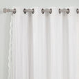 uMIXm Dot Lace & Nordic White Curtains