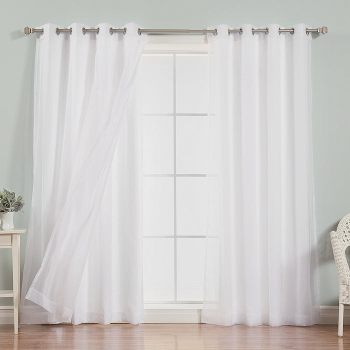uMIXm Voile & Nordic White Curtains