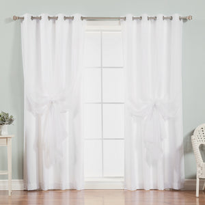 uMIXm Voile & Nordic White Curtains