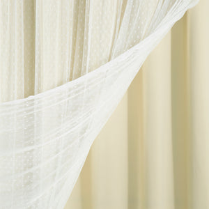 uMIXm Wide Dot Lace & Blackout Curtains