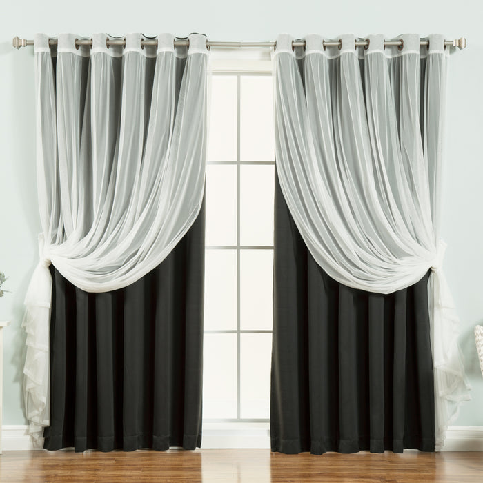 uMIXm Wide Tulle & Blackout Curtains