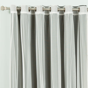 uMIXm Wide Tulle & Blackout Curtains