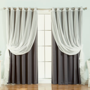 uMIXm Wide Tulle & Blackout Curtains